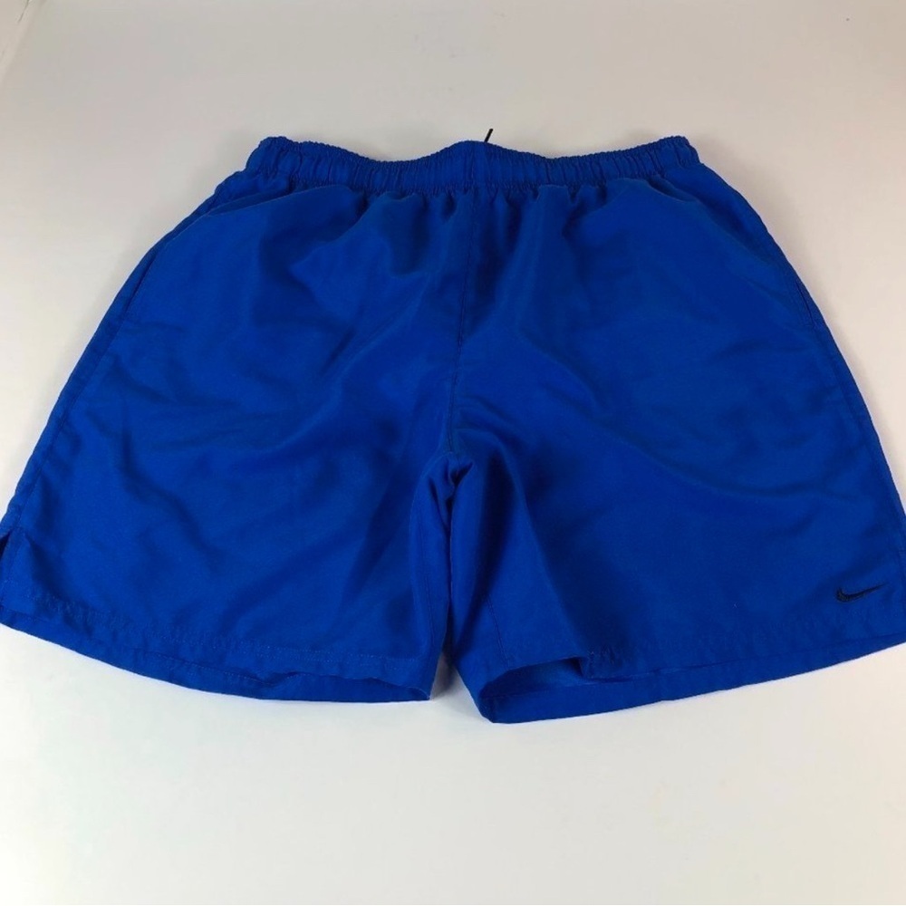 NIKE Mens Blue Swim Trunks Size Medium - Picture 2 of 9